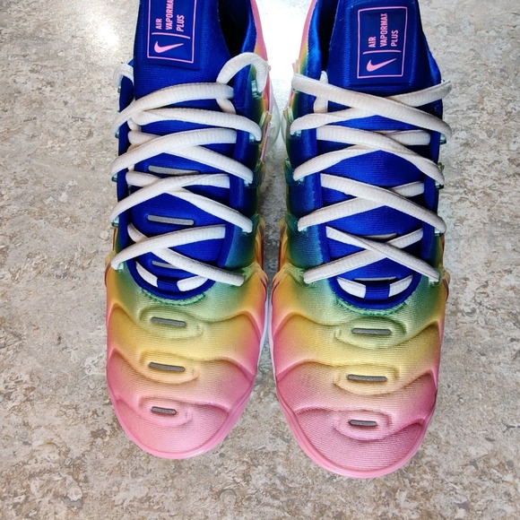 Nike Air Vapor Max Plus 'Cotton Candy Rainbow' FJ4550-606 Womens 7 *Barely Worn - Picture 6 of 12